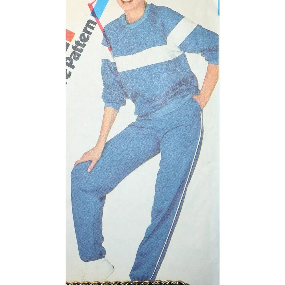 Simplicity 6021 Pattern Sweats Miss 6-10 Tracksuit Comfort Loungewear Sporty